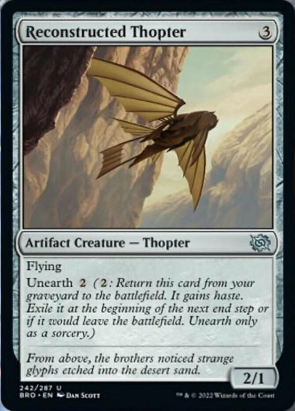 Reconstructed Thopter - The Brothers' War - English - NM - MTG
