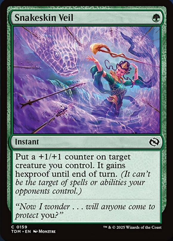 Snakeskin Veil - Tarkir: Dragonstorm - English - NM - MTG
