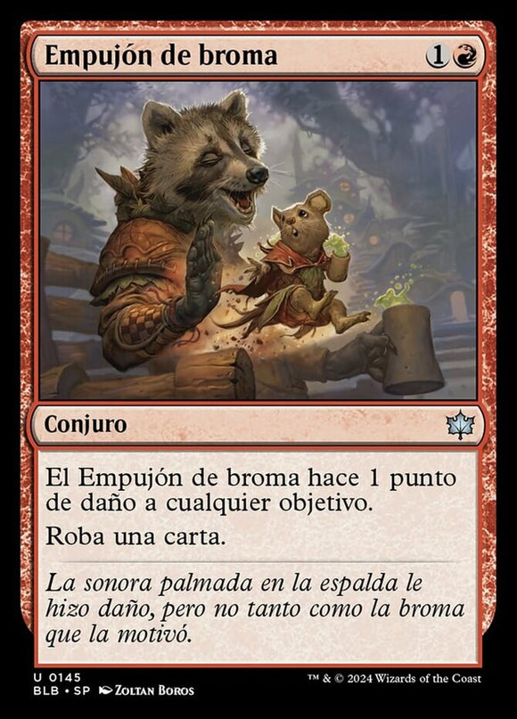 Playful Shove - Bloomburrow - English - NM - MTG