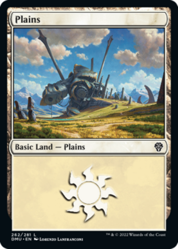Plains (262) - Dominaria United - English - NM - MTG