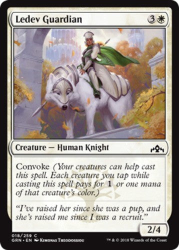 Ledev Guardian - Guilds of Ravnica - English - NM - MTG
