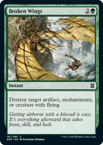 Broken Wings - Zendikar Rising - English - NM - MTG