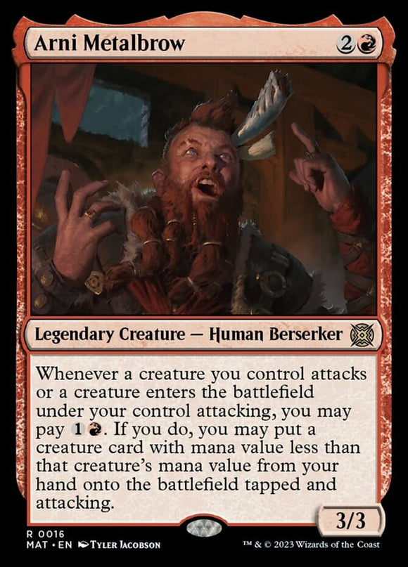 Arni Metalbrow - March of the Machines: The Aftermath - English - NM - MTG