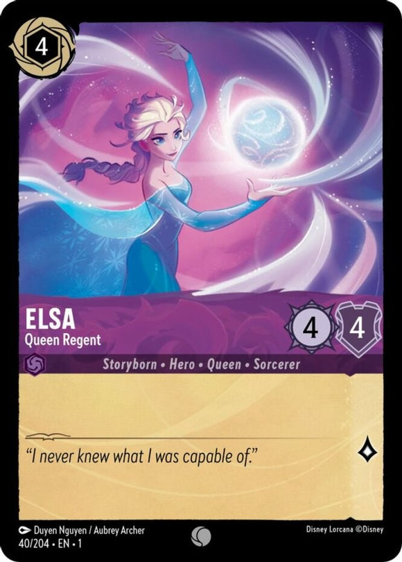 Elsa - Queen Regent - 40/204 - Common - The First Chapter NM