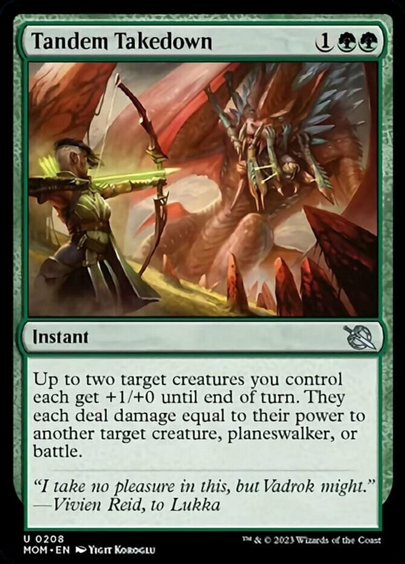 Tandem Takedown - March of the Machines - English - NM - MTG