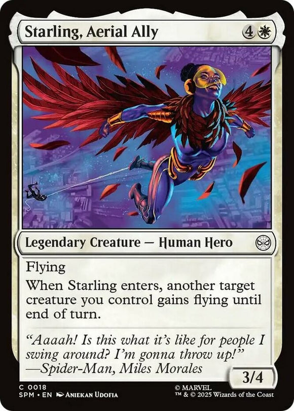 Starling, Aerial Ally - Marvel's Spider-Man - English - NM - MTG