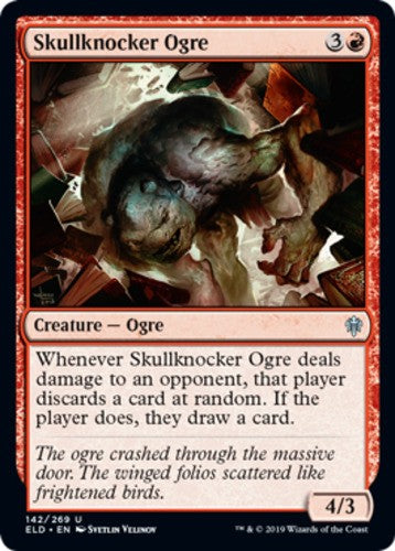 Skullknocker Ogre - Throne of Eldraine - English - NM - MTG