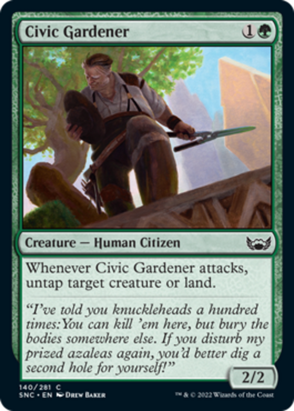 Civic Gardener - Streets of New Capenna - English - NM - MTG