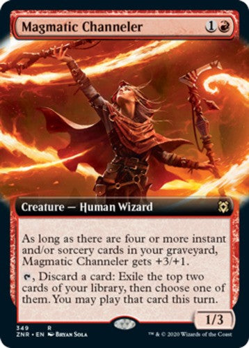 Magmatic Channeler - Extended Art - Zendikar Rising - English - NM - MTG