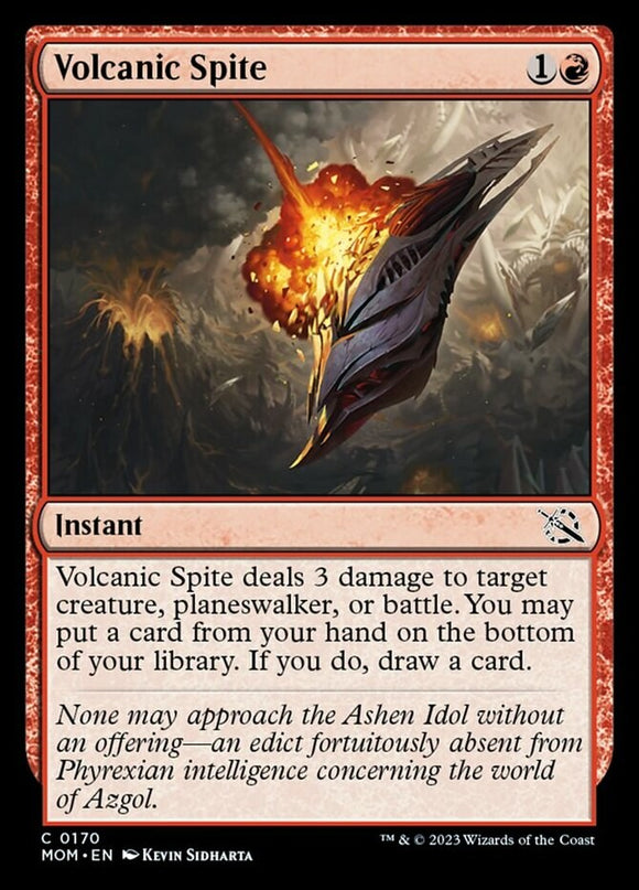 Volcanic Spite - March of the Machines - English - NM - MTG