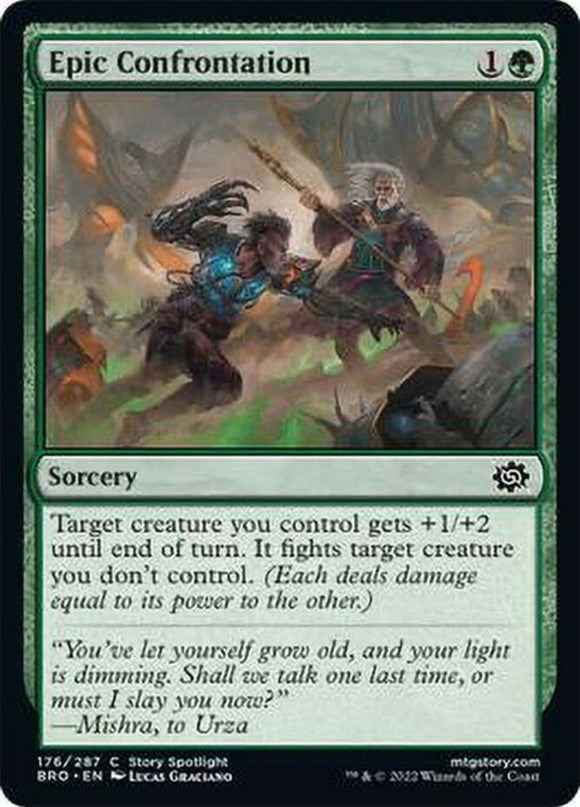 Epic Confrontation - The Brothers' War - English - NM - MTG