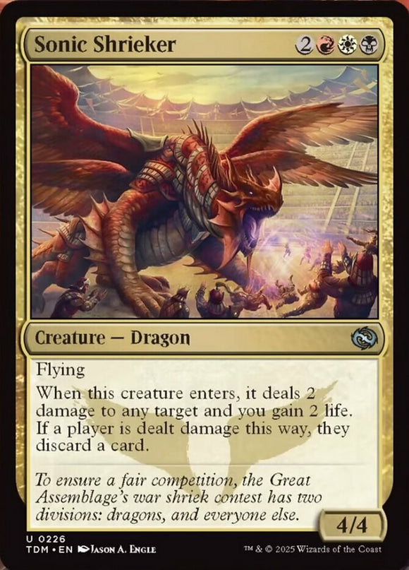 Sonic Shrieker - Tarkir: Dragonstorm - English - NM - MTG