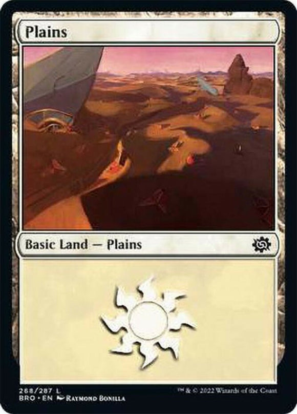 Plains (268) - The Brothers' War - English - NM - MTG