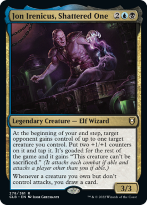 Jon Irenicus, Shattered One - Battle for Baldur's Gate - English - NM - MTG