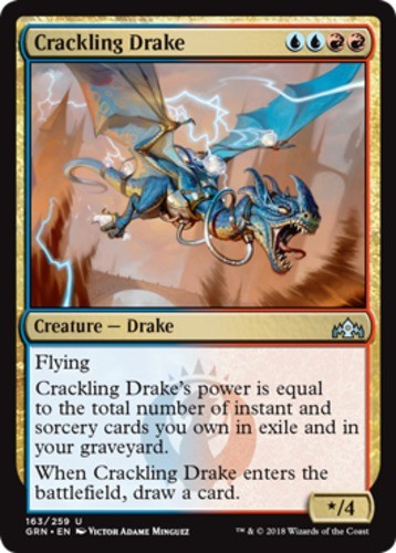 Crackling Drake - Guilds of Ravnica - English - NM - MTG