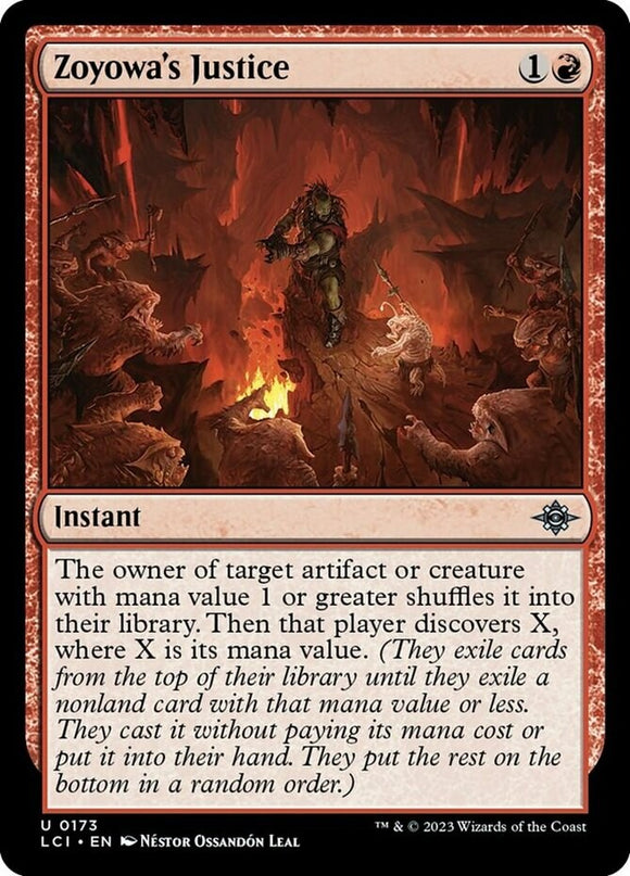 Zoyowa's Justice - Lost Caverns of Ixalan - English - NM - MTG