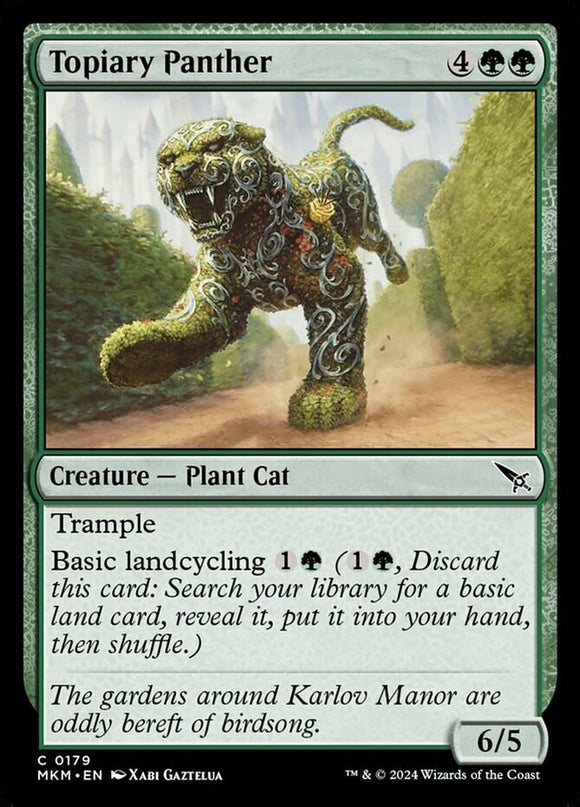 Topiary Panther - Murders at Karlov Manor - English - NM - MTG