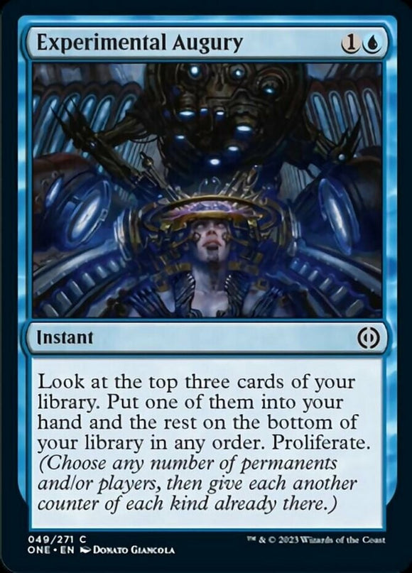 Experimental Augury - Phyrexia: All Will Be One - English - NM - MTG