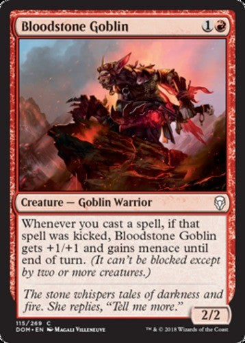 Bloodstone Goblin - Dominaria - English - NM - MTG