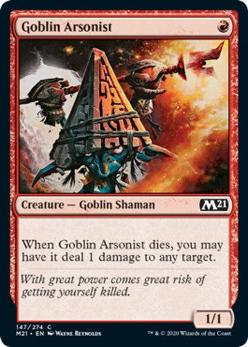 Goblin Arsonist - Core Set 2021 (M21) - English - NM - MTG