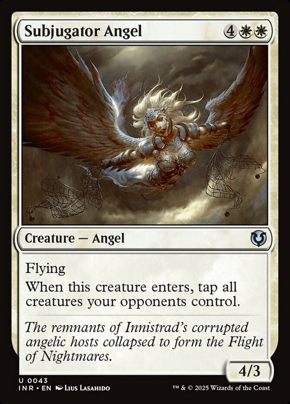 Subjugator Angel - Innistrad Remastered - English - NM - MTG