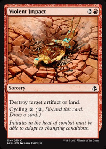 Violent Impact - Amonkhet - English - NM - MTG
