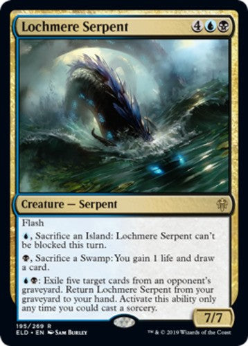 Lochmere Serpent - Throne of Eldraine - English - NM - MTG