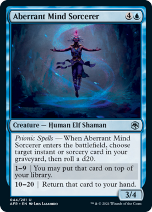 Aberrant Mind Sorcerer - Forgotten Realms - English - NM - MTG