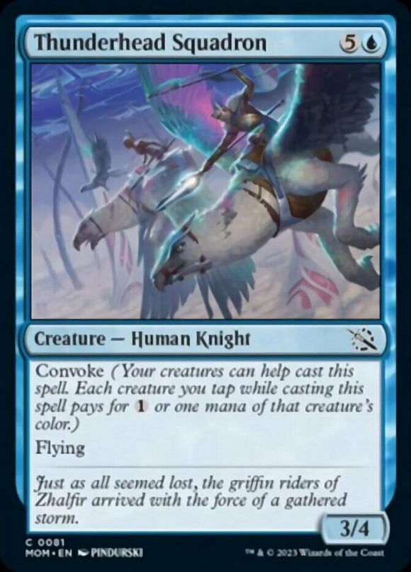 Thunderhead Squadron - March of the Machines - English - NM - MTG