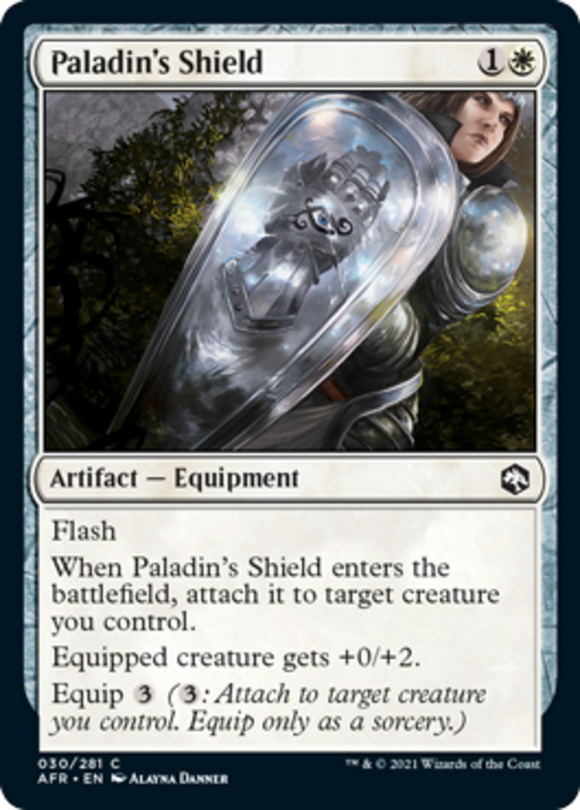 Paladin's Shield - Forgotten Realms - English - NM - MTG