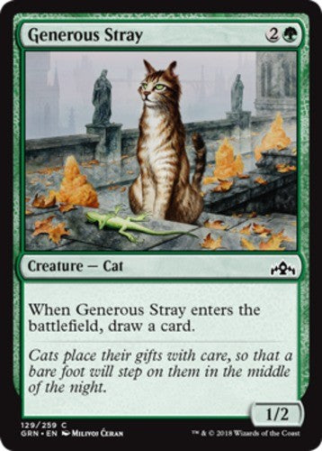 Generous Stray - Guilds of Ravnica - English - NM - MTG