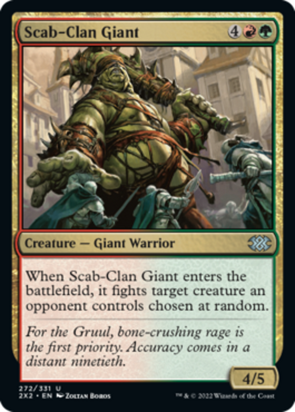 Scab-Clan Giant - Double Masters 2022 - English - NM - MTG