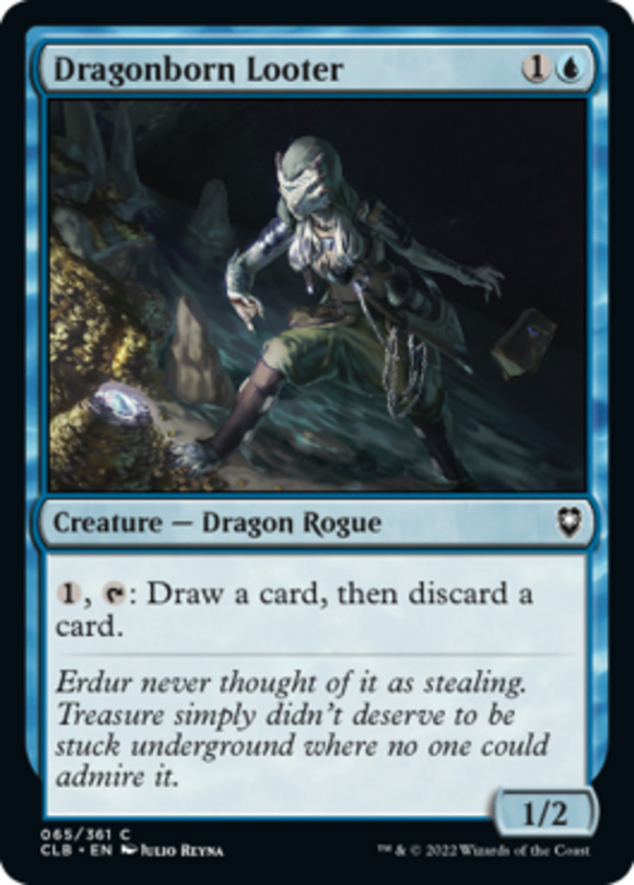 Dragonborn Looter - Battle for Baldur's Gate - English - NM - MTG