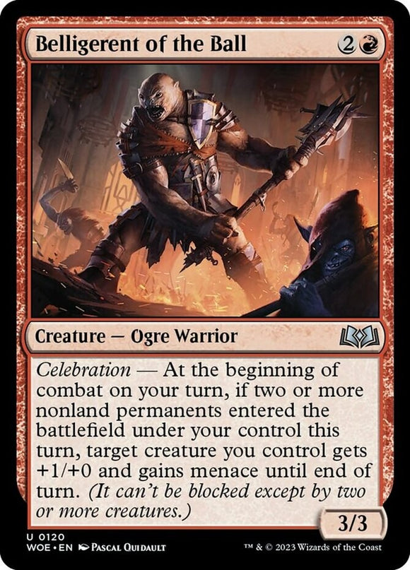 Belligerent of the Ball - Wilds of Eldraine - English - NM - MTG