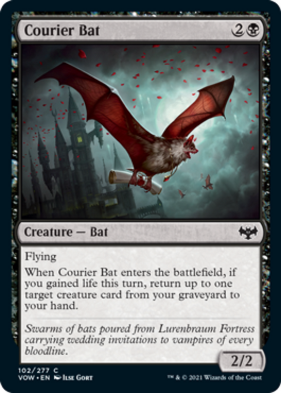 Courier Bat - Innistrad: Crimson Vow - English - NM - MTG