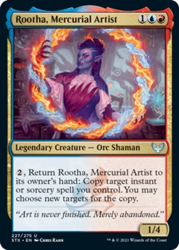 Rootha, Mercurial Artist - Strixhaven: School of Mages - English - NM - MTG