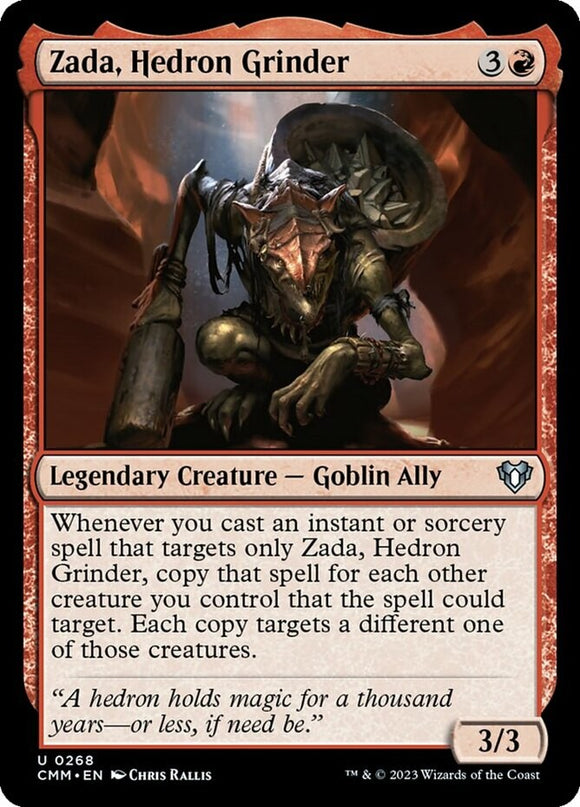 Zada, Hedron Grinder - Commander Masters - English - NM - MTG