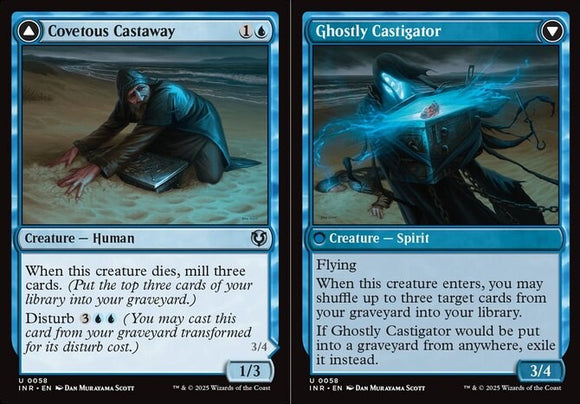 Covetous Castaway // Ghostly Castigator - Innistrad Remastered - English - NM -