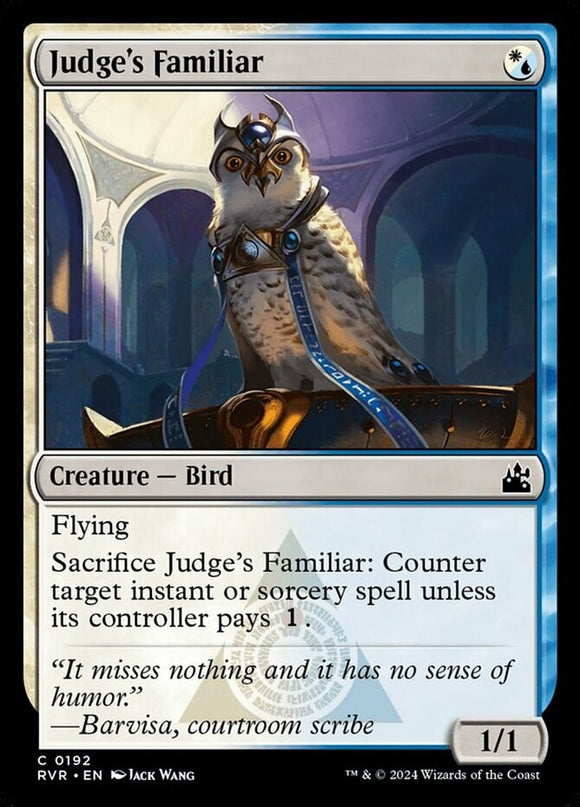 Judge's Familiar - Ravnica Remastered - English - NM - MTG