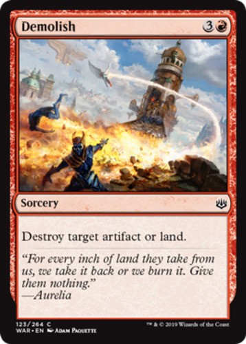 Demolish - War Of The Spark - English - NM - MTG