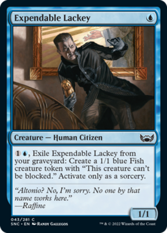 Expendable Lackey - Streets of New Capenna - English - NM - MTG