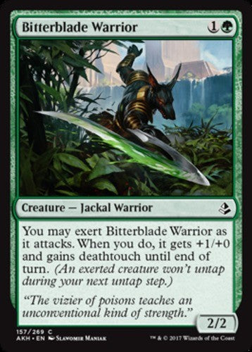 Bitterblade Warrior - Amonkhet - English - NM - MTG