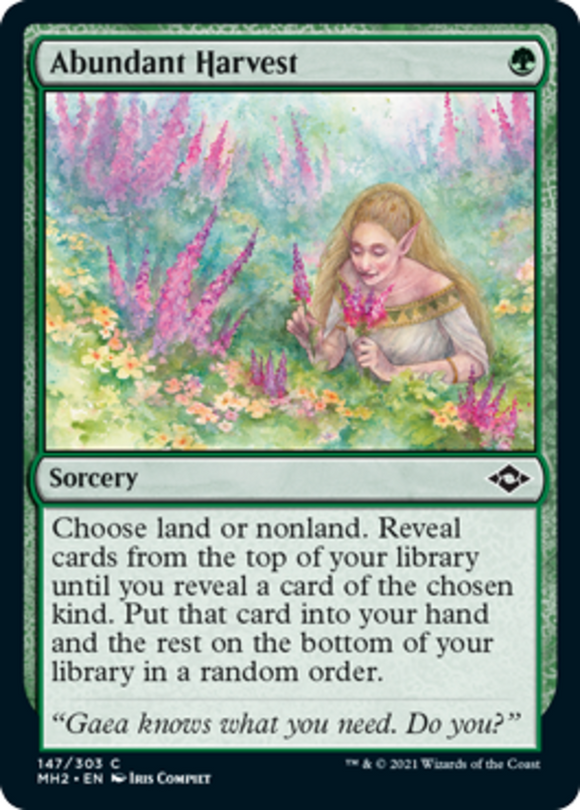 Abundant Harvest - Modern Horizons 2 - English - NM - MTG