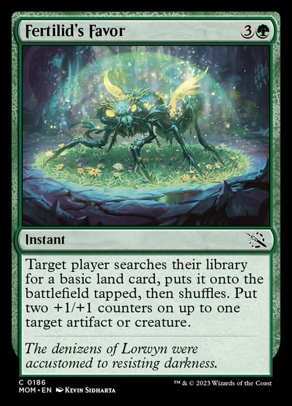 Fertilid's Favor - March of the Machines - English - NM - MTG