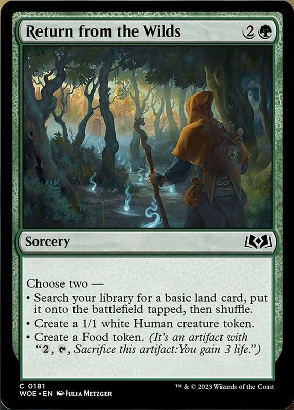 Return from the Wilds - Wilds of Eldraine - English - NM - MTG