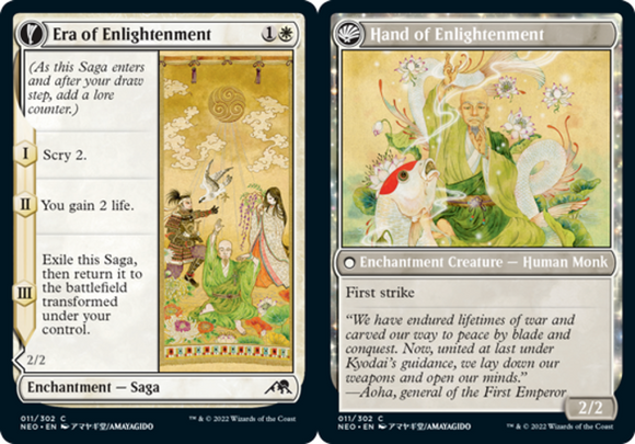 Era of Enlightenment // Hand of Enlightenment - Kamigawa: Neon Dynasty - English