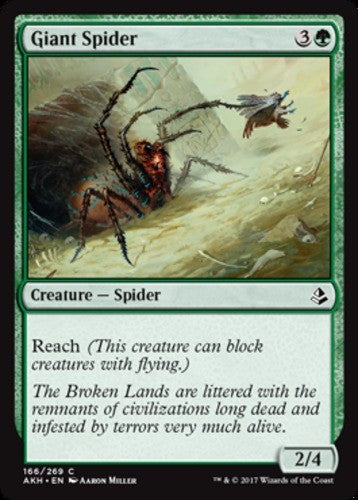 Giant Spider - Amonkhet - English - NM - MTG