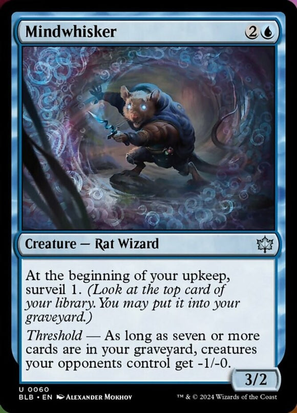 Mindwhisker - Bloomburrow - English - NM - MTG