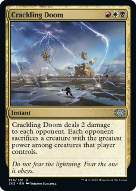 Crackling Doom - Double Masters 2022 - English - NM - MTG