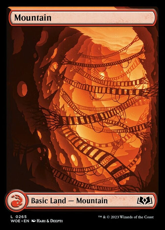 Mountain (0265) - Wilds of Eldraine - English - NM - MTG